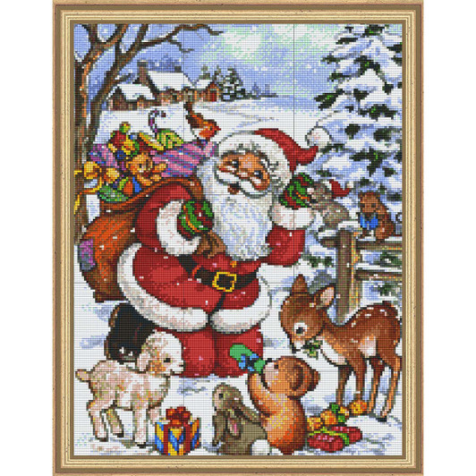 PixelHobby Santa & Friends Mosaic Art Kit