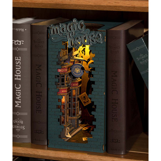 Robotime Magic House Book Nook Model - Wood Robotime Magic House Book Nook Model - Wood