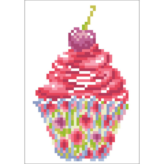 Diamond Dotz Cupcake Thank You Greeting Card Diamond Painting
