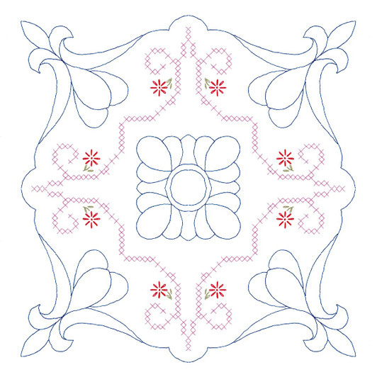 Herrschners Nellie Quilt Blocks Thread Kit