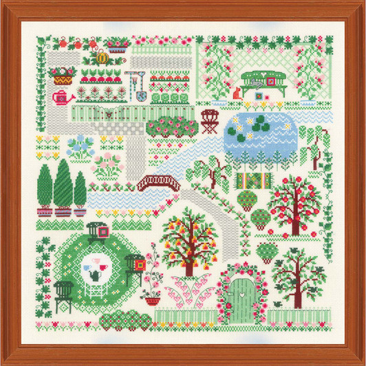 RIOLIS My Garden Counted Cross-Stitch Kit RIOLIS My Garden Counted Cross-Stitch Kit