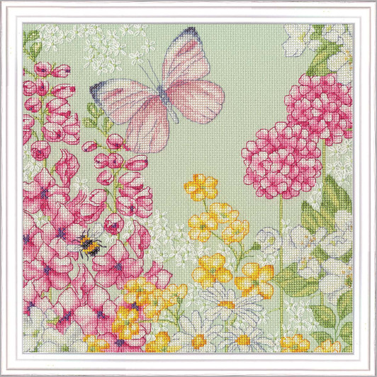 Bothy Threads Quartz Meadow Kit & Frame Counted Cross-Stitch