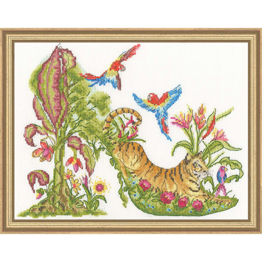 Bothy Threads Walk on the Wilde Side Kit & Frame Counted Cross-Stitch