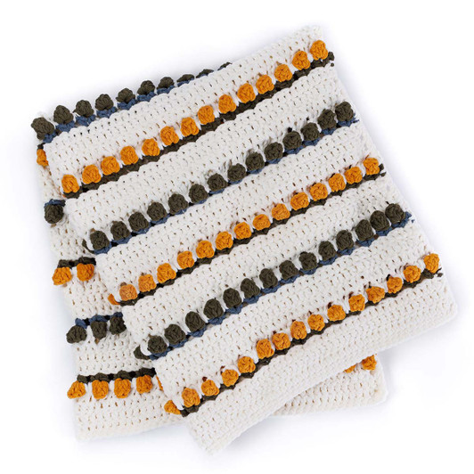 Bernat Tulip Stitch Blanket Crochet Kit