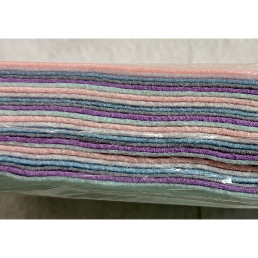 Assorted Pastel Felt Sheets