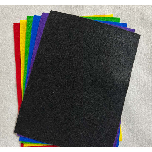 Assorted Primary Felt Sheets