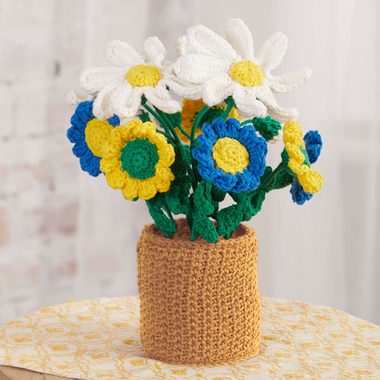 Herrschners Darling Daisy Bouquet Yarn Pack