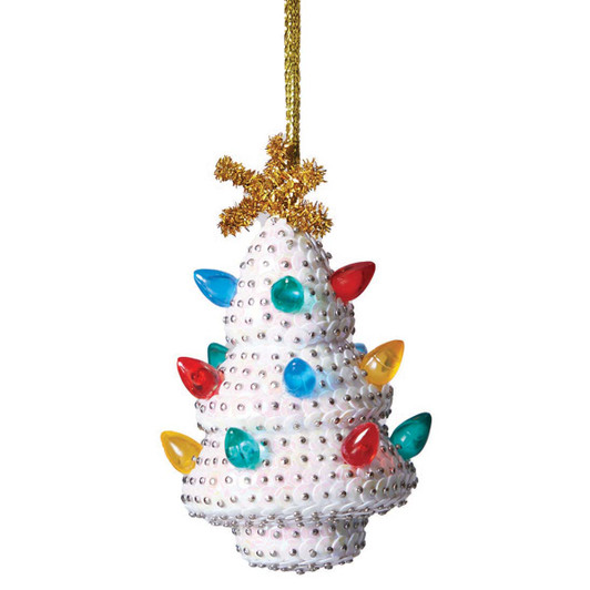 Herrschners White Festival Tree Ornament Kit