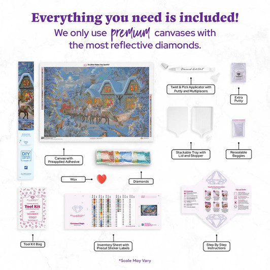 Diamond Art Club Christmas Magic Diamond Painting Diamond Art Club Christmas Magic Diamond Painting