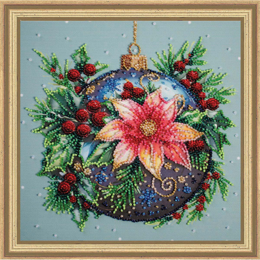 Abris Art Christmas Glow Bead Embroidery Kit