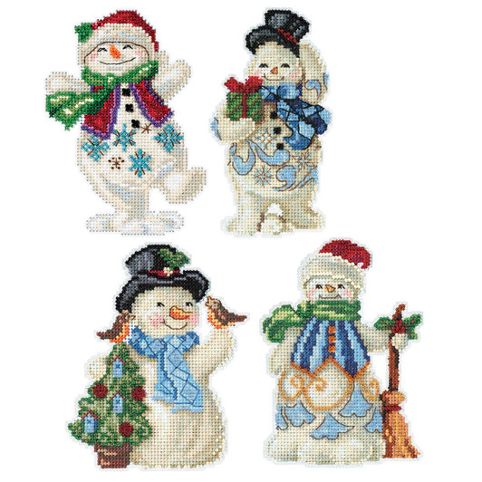 Jim Shore Splendid Snowmen Ornament Set Ornament Kit