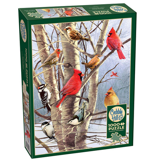 Cobble Hill Winter Birds Jigsaw Puzzle