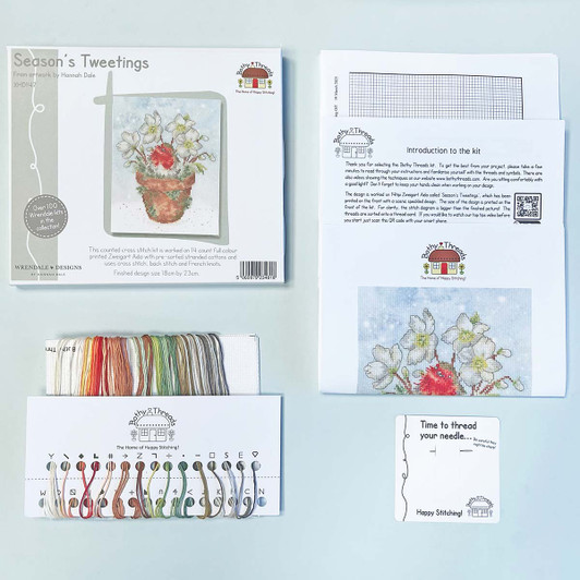 Bothy Threads Season's Tweetings Counted Cross-Stitch Kit