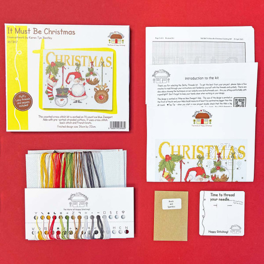 Bothy Threads It Must Be Christmas Counted Cross-Stitch Kit
