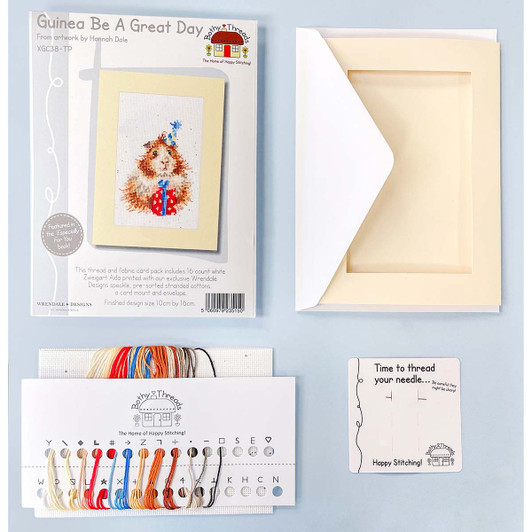 Bothy Threads It's Guinea Be a Great Day Greeting Card Counted Cross-Stitch Kit