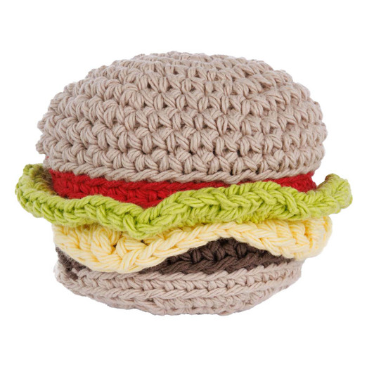 Lily Cheese Burger Dish Scrubby Crochet Kit