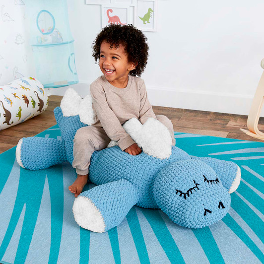 Bernat Snug-O-Saurus Body Pillow Crochet Kit