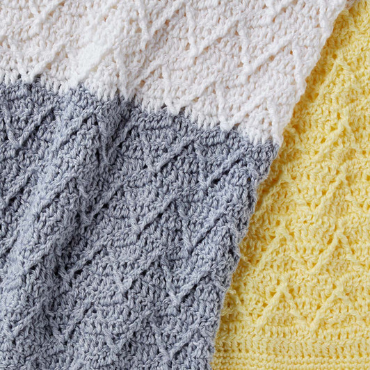 Bernat Colorbands Baby Blanket Crochet Kit