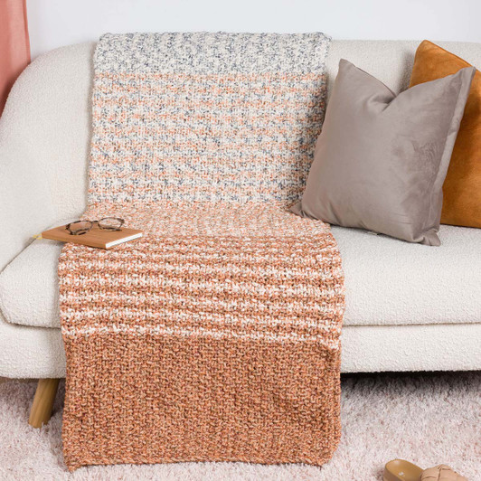 Bernat Shifting Sands Blanket Knit Kit