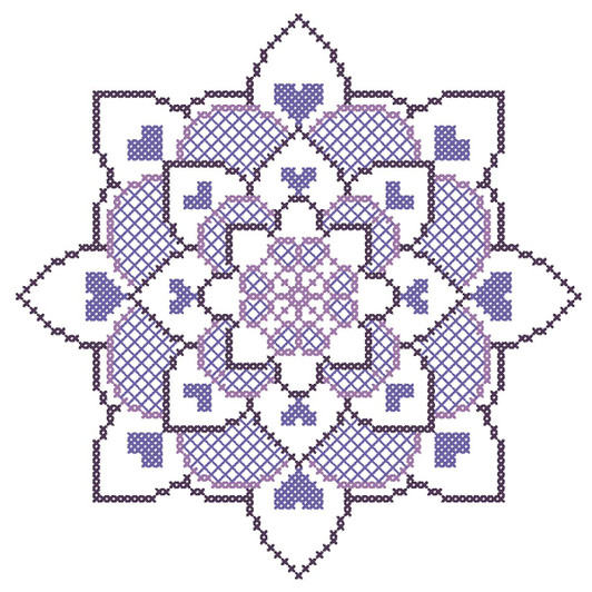 Lavender Lace Quilt Blocks Thread Kit