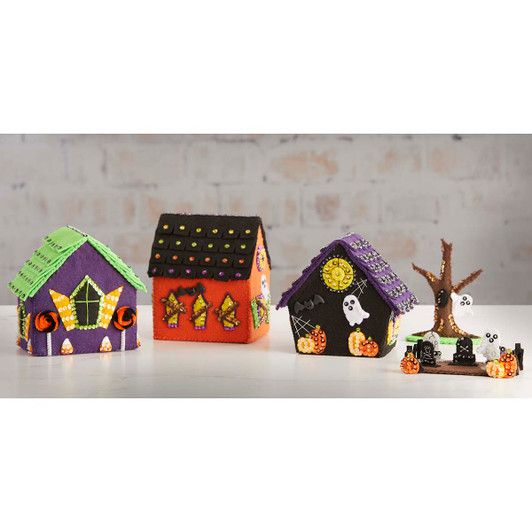 Herrschners Spookyville Felt & Sequin Kit Herrschners Spookyville Felt & Sequin Kit