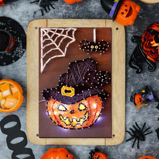 Abris Art Pumpkin String Art Kit