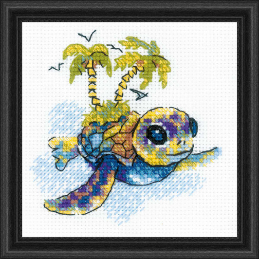 RIOLIS Little Turtle Counted Cross-Stitch Kit