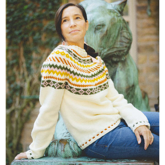 Lion Brand Fair Isle Pullover Knit Kit