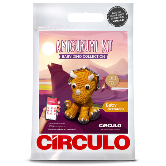 Circulo Amigurumi Dinos Crochet Kit Circulo Amigurumi Dinos Crochet Kit