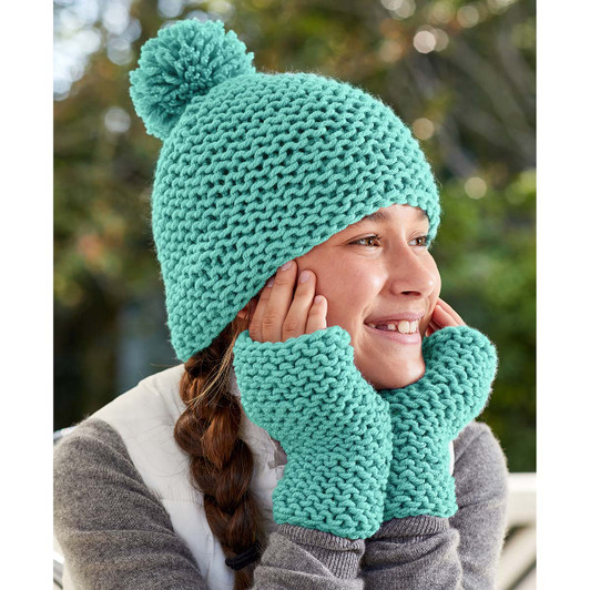 Premier Flat Hat & Mitts Knit Kit