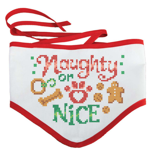 Herrschners Christmas Pet Bandanas Stamped Cross-Stitch