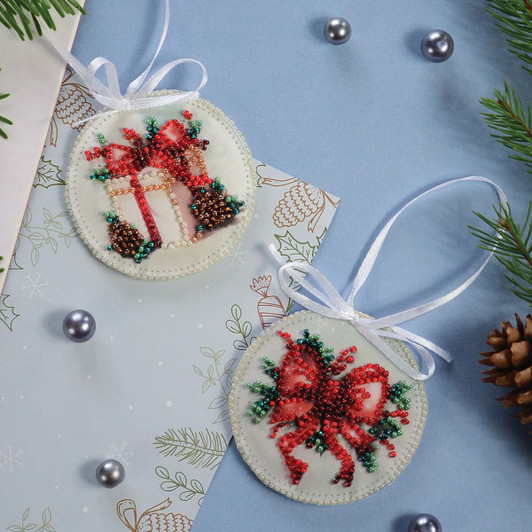 Abris Art New Year's Gift Bead Embroidery Kit