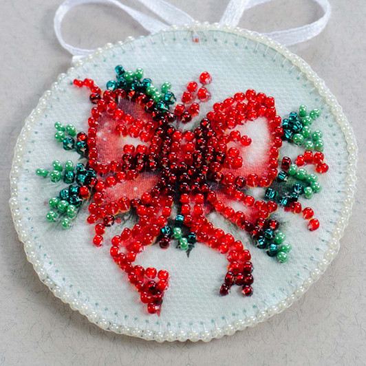 Abris Art New Year's Gift Bead Embroidery Kit