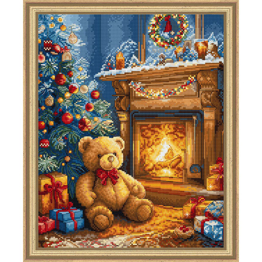 Letistitch Christmas is Coming Kit & Frame Counted Cross-Stitch