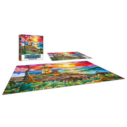 Rose Art Stained Glass Summer Waves Jigsaw Puzzle Rose Art Stained Glass Summer Waves Jigsaw Puzzle