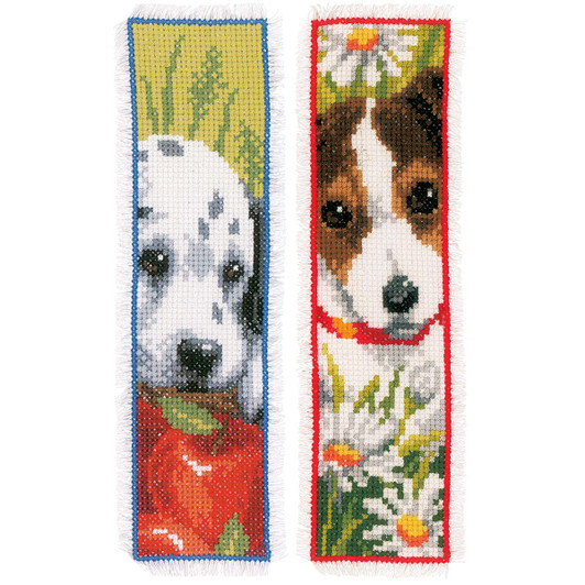 Vervaco Dogs Bookmarks Counted Cross-Stitch Kit
