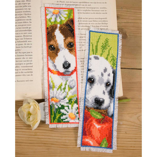 Vervaco Dogs Bookmarks Counted Cross-Stitch Kit