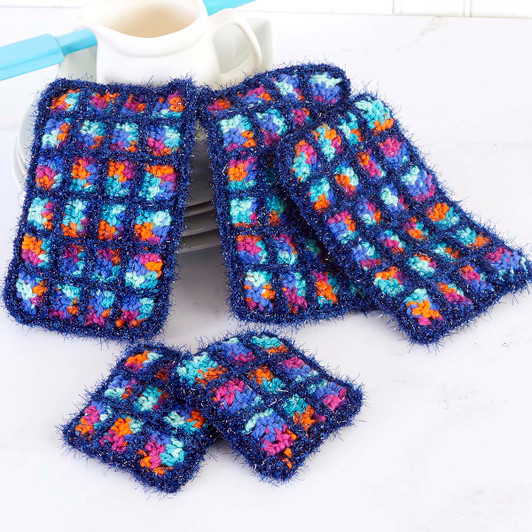 Herrschners Brick Scrubbies Crochet Kit