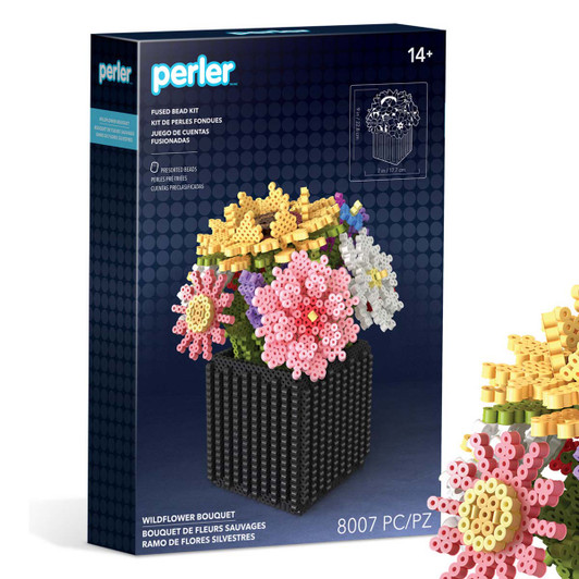 Perler Beads Wildflower Bouquet 3D Beading Kit