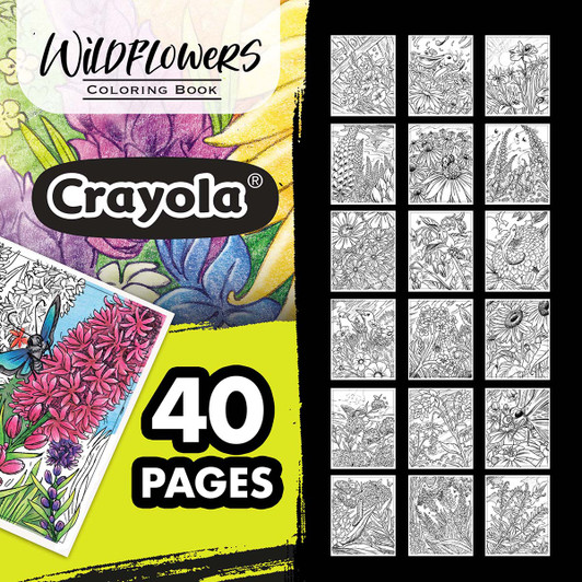 Crayola Wildflowers Coloring Book