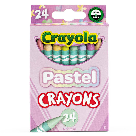 Crayola 24 ct. Pastel Crayons Artist Tool