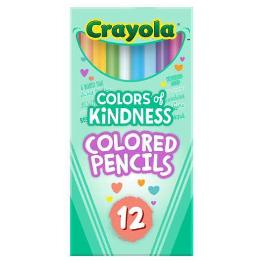 Crayola 12 ct. Colors of Kindness Colored Pencils Artist Tool