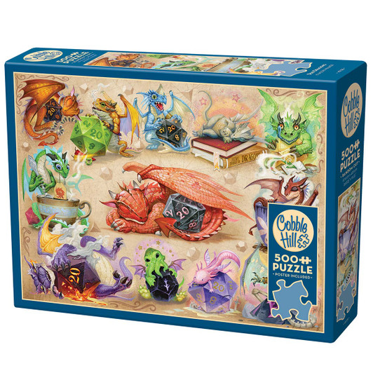 Cobble Hill D20 Dragons Jigsaw Puzzle