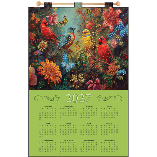 Design Works Song Birds Calendar Felt & Sequin Kit