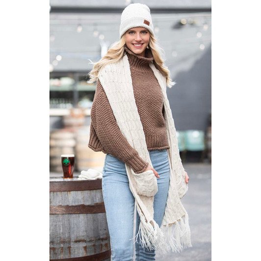 Britt's Knits Beyond Soft Pocket Scarf