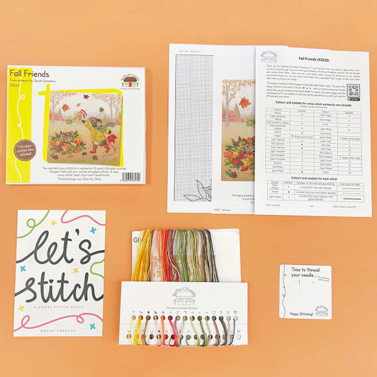 Bothy Threads Fall Friends Counted Cross-Stitch Kit