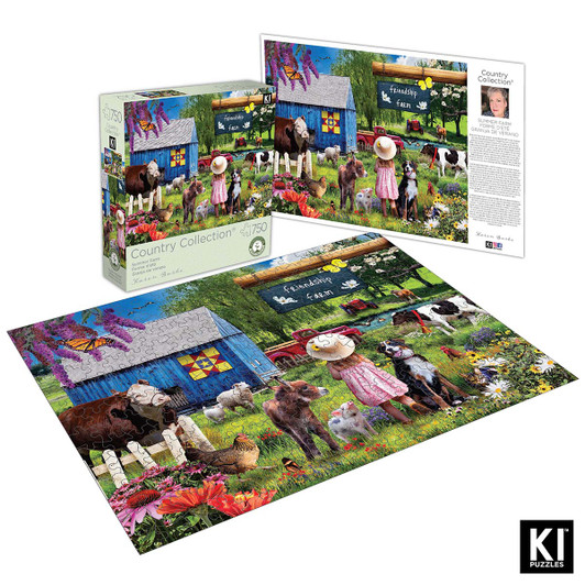 Karmin International Summer Farm Jigsaw Puzzle