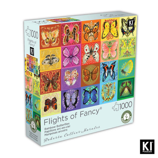 Karmin International Rainbow Butterflies Jigsaw Puzzle