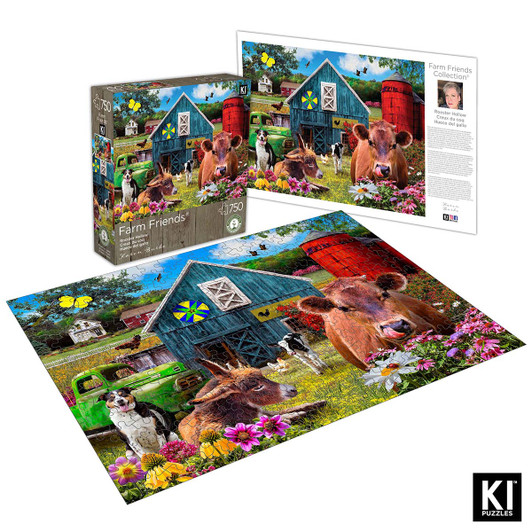 Karmin International Rooster Hollow Jigsaw Puzzle