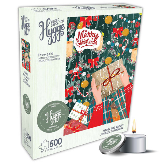 Karmin International Candle Merry Christmas Jigsaw Puzzle